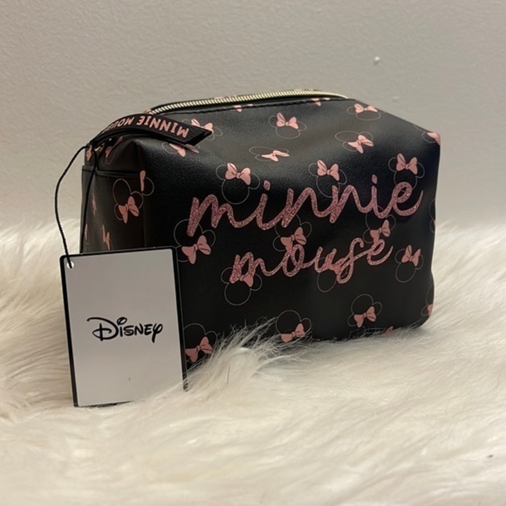 Officially Licensed Disney Minnie Mouse Makeup Bag, New with Tags